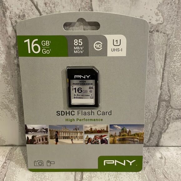 PNY SDHC Flash Card High Performance 16 GB NWT - Picture 1 of 2